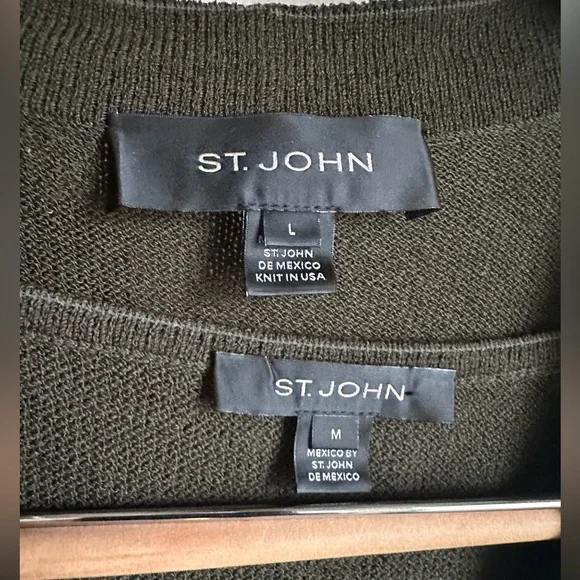 ST. JOHN 3 PIECE SWEATER PANT SET - Picture 2 of 13